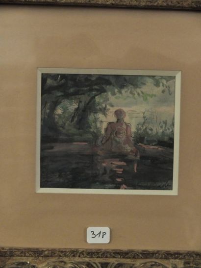 LAPRADE Pierre 1875-1931
Femme assise dans...