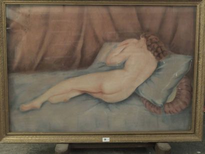 MENANT-CAUSSE
Lucienne Modèle au repos Pastel...