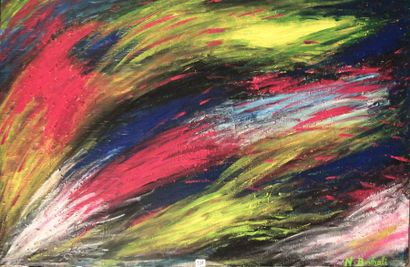 BOUHALI N.
Composition abstraite Huile sur...