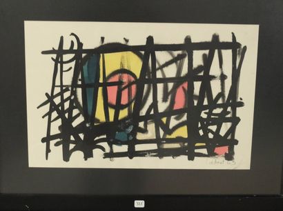 CADORET Michel 1912-1985
Composition abstraite,...