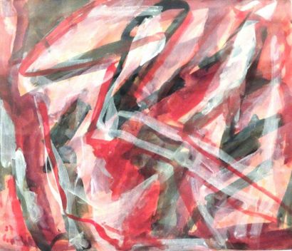 LAN BAR David 1912-1987
Composition abstraite,...