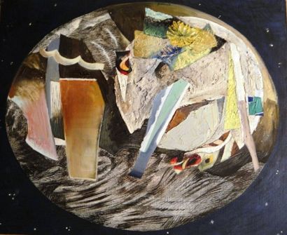 OZANNE Jean, né en 1934
La lune comme un...