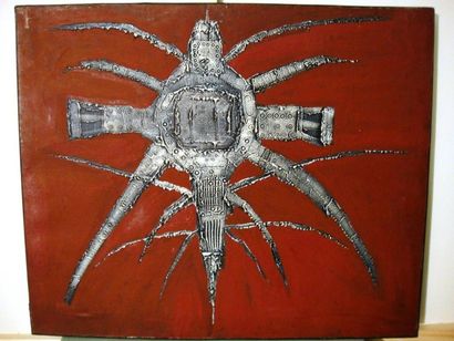 NYLAND G.
L'insecte Technique mixte sur toile...