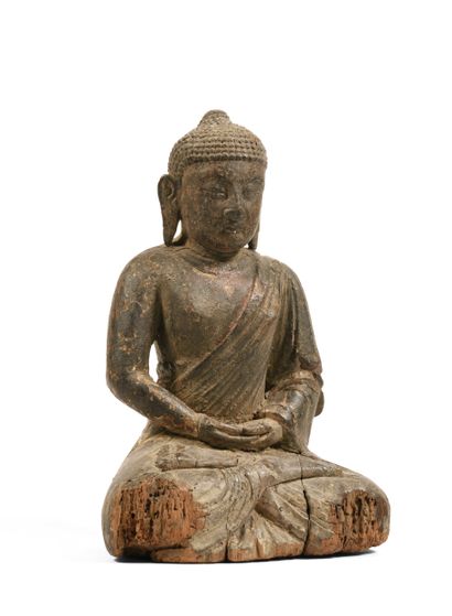 Amitabha
Chine circa XIVe-XVe siècle
Bois...