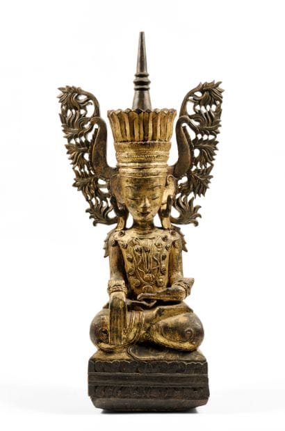 Buddha
Myanmar (Birmanie) circa XIXe siècle
Bois...