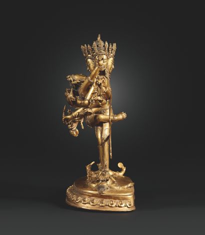Chakrasamvara
Tibet XVe siècle
Attribuable...
