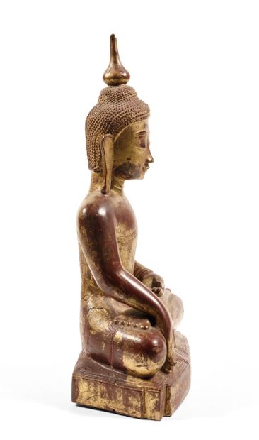 Buddha
Myanmar (Birmanie) circa XIXe siècle
Bois...