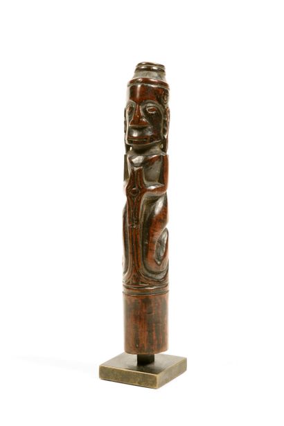Poignée Batak
Sumatra
Bois. H. 16,5 cm
Belle...