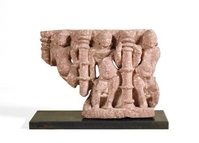 Trois Ganas
Inde (Uttar Pradesh) circa Xe-XIIe...