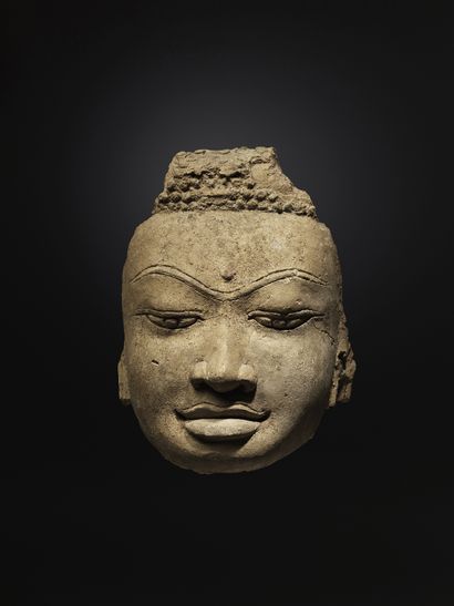 Tête de Buddha
Thaïlande circa VIIe- IXe...