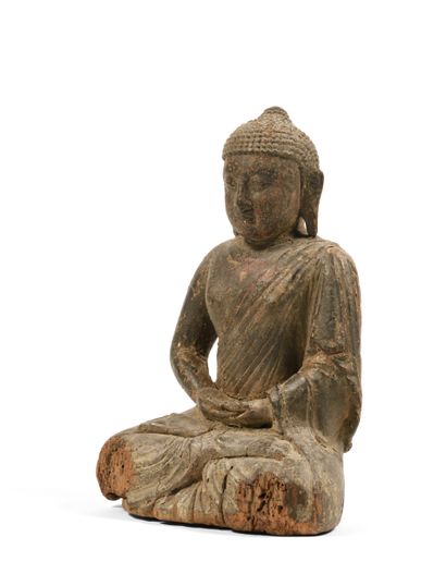 Amitabha
Chine circa XIVe-XVe siècle
Bois...