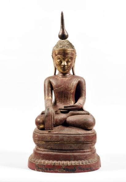 Buddha
Myanmar (Birmanie) circa XIXe siècle
Bois...
