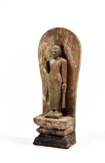 Buddha
Sri Lanka circa XIXe siècle
Bois polychrome...
