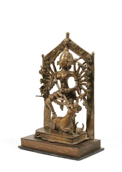 Durga Mahishasuramardini
Inde circa XVIIe-XVIIIe...