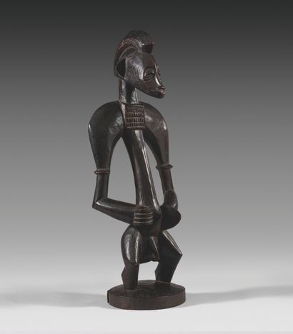 Figure masculine Senufo
Attribuée à l’atelier...