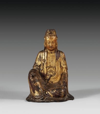 Guanyin
Chine circa XVIIe siècle
Alliage...