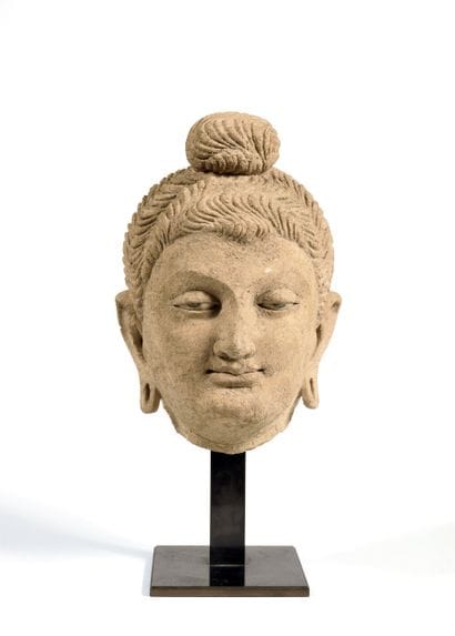 Tête de Buddha
Art du Gandhâra, circa IIIe...