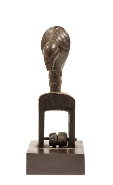 Poulie de métier à tisser Baulé
Côte d’Ivoire
Bois....