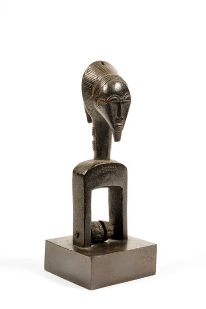 Poulie de métier à tisser Baulé
Côte d’Ivoire
Bois....