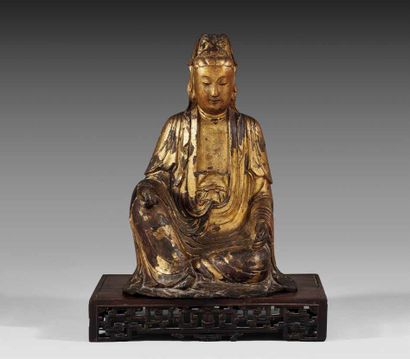 Guanyin
Chine circa XVIIe siècle
Alliage...