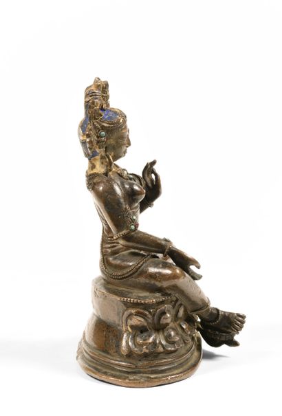 Tara verte. (Shyama Tara / sgrol jang)
Chine...