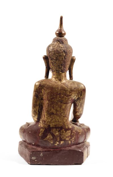 Buddha
Myanmar (Birmanie) circa XIXe siècle
Bois...