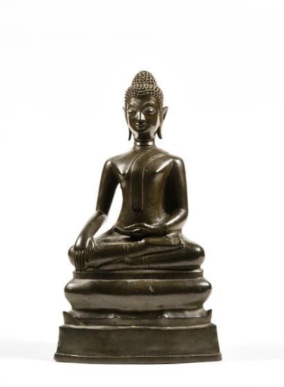 Buddha
Laos circa XVIe-XVIIe siècle
Alliage...