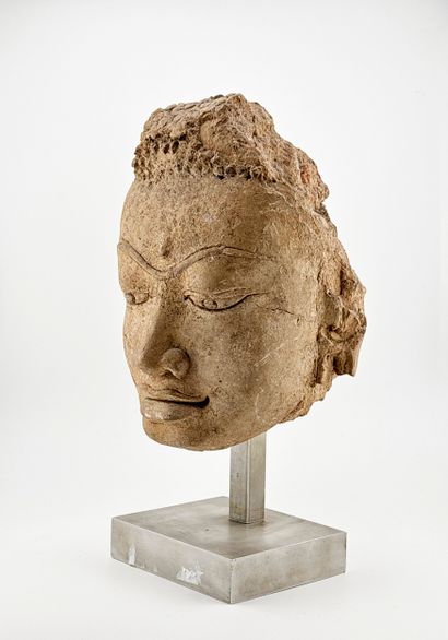 Tête de Buddha
Thaïlande circa VIIe- IXe...