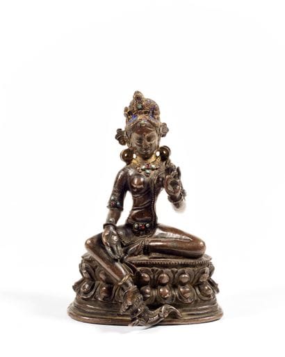 Tara verte. (Shyama Tara / sgrol jang)
Chine...
