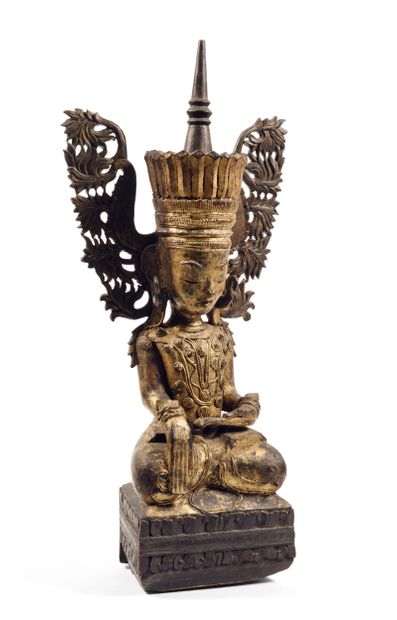 Buddha
Myanmar (Birmanie) circa XIXe siècle
Bois...