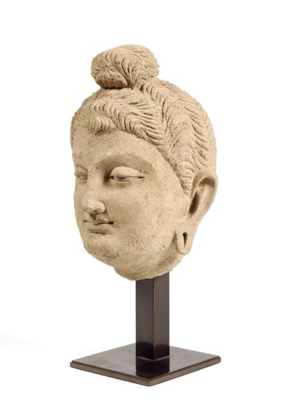 Tête de Buddha
Art du Gandhâra, circa IIIe...