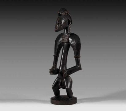 Figure masculine Senufo
Attribuée à l’atelier...