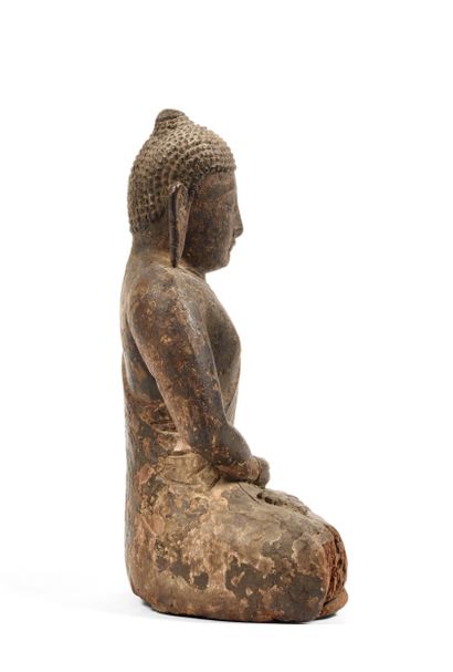 Amitabha
Chine circa XIVe-XVe siècle
Bois...