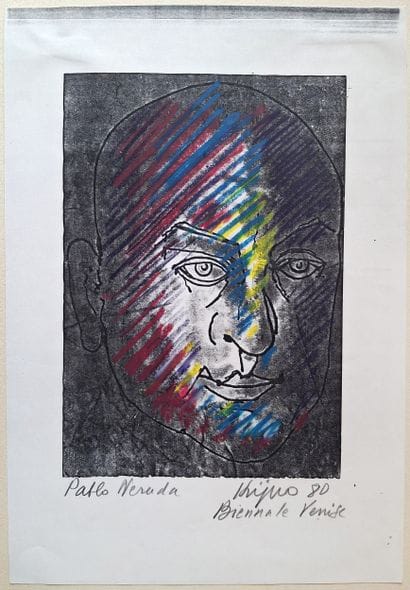 Ladislas KIJNO (1921-2012)
Portrait de Pablo...
