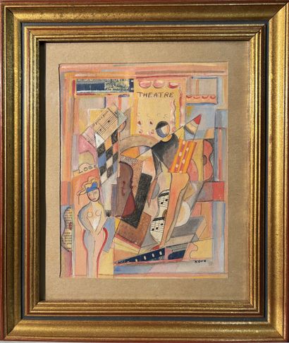 KOVO
Composition au théatre
Aquarelle sur...