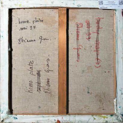 Etienne GROS (né en 1962)
Homo plate, 1997
Huile...