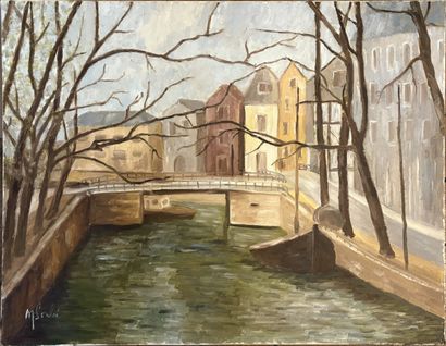 ECOLE DU XXe
Amsterdam l’hiver, 1993
Huile...