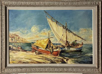 HASS
Retour des pécheurs
Huile sur toile...