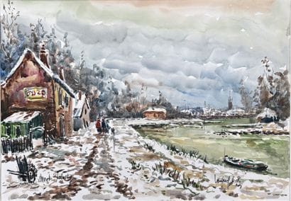 Robert L.P LAVOINE (1916-1999)
Moret sur...