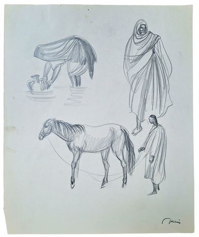 Albert DECARIS 1901-1988
Quatre études de...