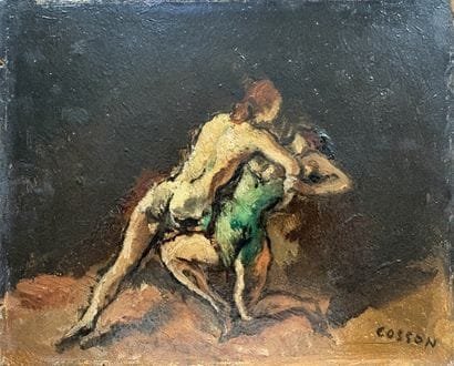 Marcel COSSON (1878- 1956)
Les danseurs Huile...