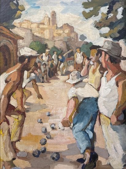 NAILHES
La pétanque, 1970
Huile sur isorel...