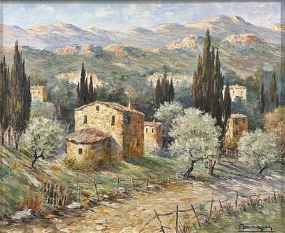 Henri Édouard BARGIN (1906-1980)
Soir aux...