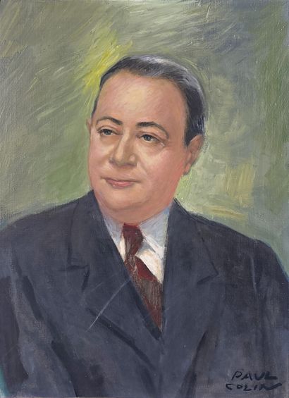 Paul COLIN (1892-1985)
Portrait ou autoportrait...