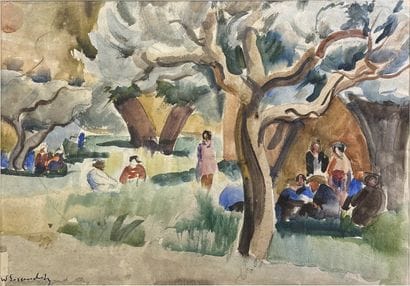 Willy EISENSCHITZ (1889-1974)
Paysage aux...