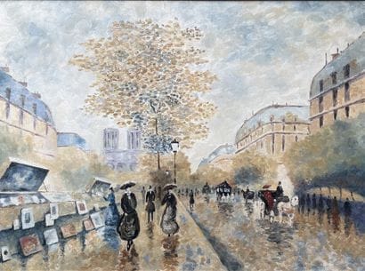André BOREL
Les quais de Paris
Huile sur...