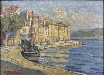 Antoine SERRA (1908-1995)
Un bateau de pêche...