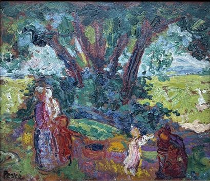 Jean PESKE (1870 – 1949)
Scène champêtre...