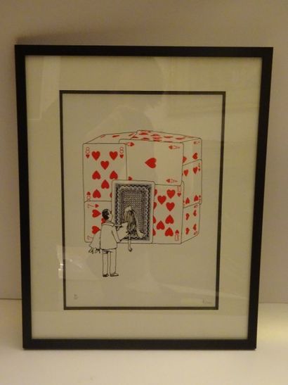 DRAN (Français, né en 1980)
House of Cards

Sérigraphie...