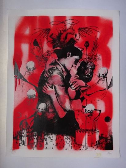 DRAN (Français, né en 1979)
Amor es eterno

Sérigraphie...